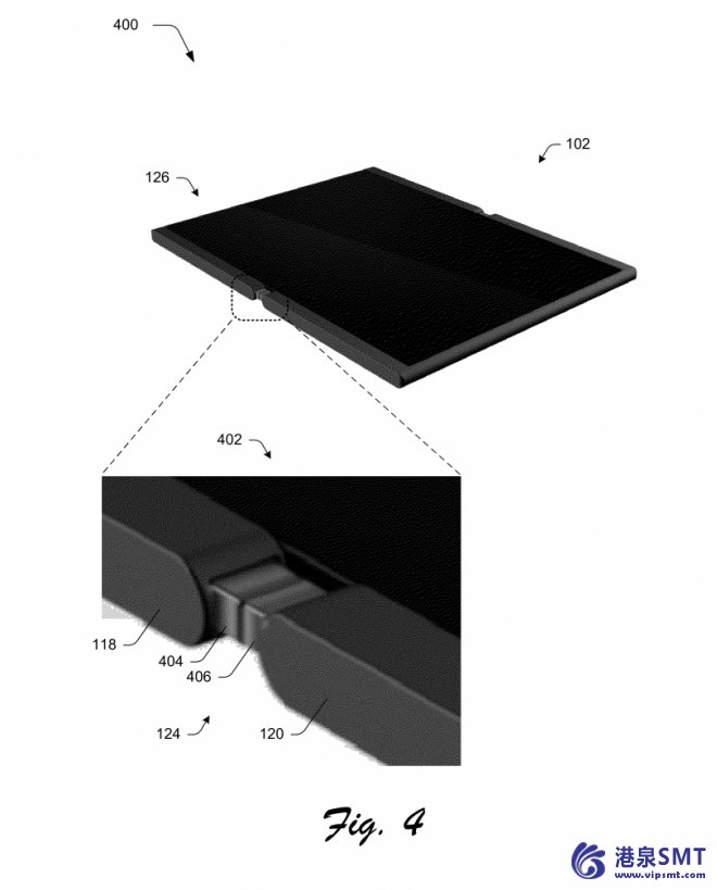 折叠式 2 中 1 表面电话微软专利应用暗示