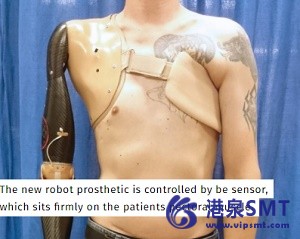 假肢的 Arm 技术，检测脊髓神经信号由团队开发