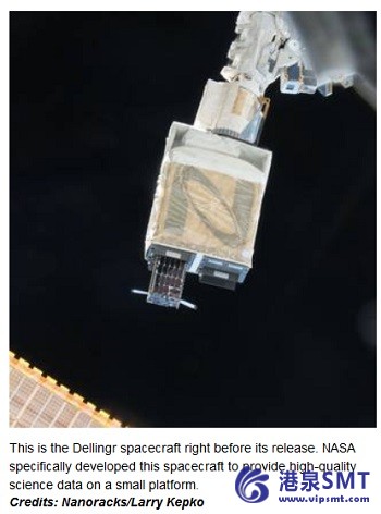 美国宇航局开始得林航天器的设计，提高CubeSat平台的稳健性检验