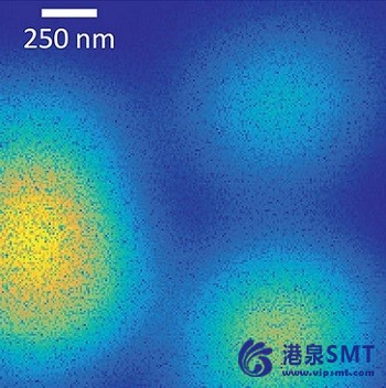 光学显微镜使量子点成像